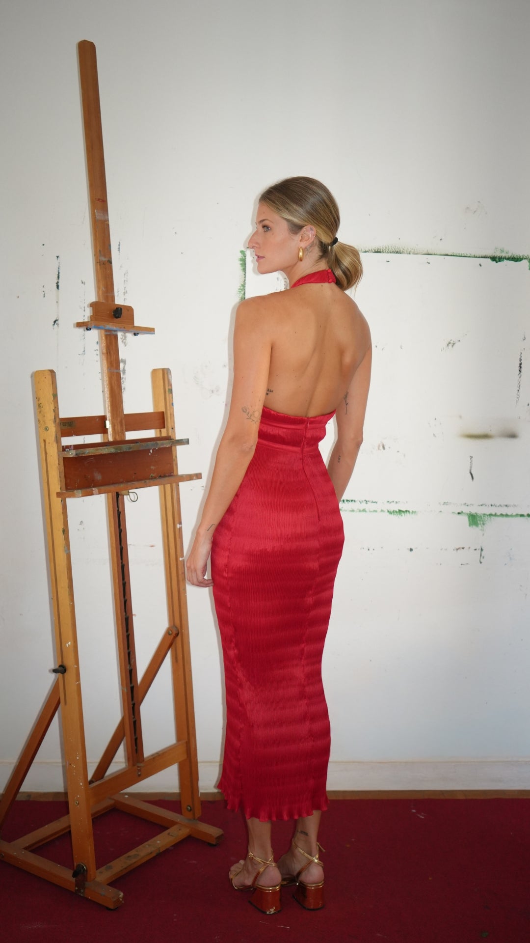 Vestido Lamar Vermelho